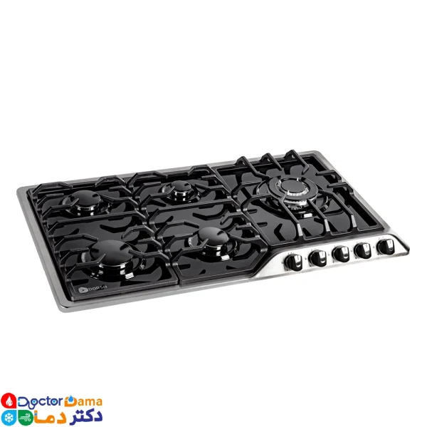 گاز استیل شیشه درسا مدل راک DG2300 5R 3 –
