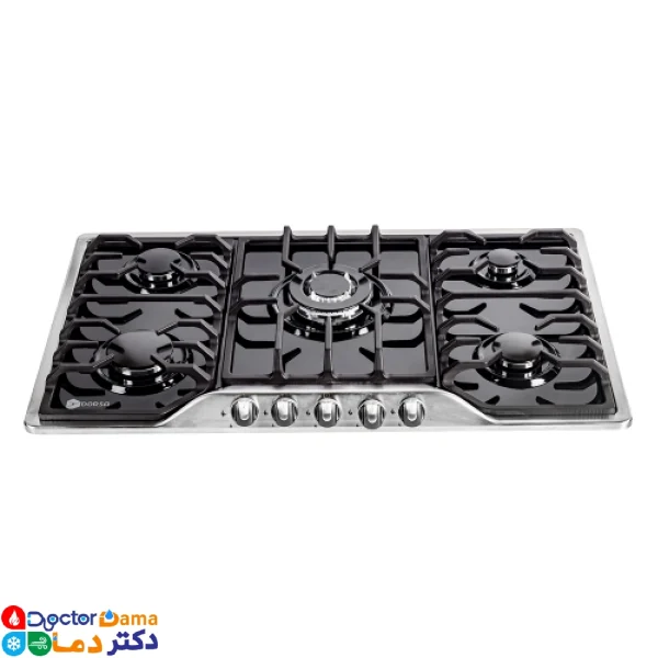 گاز استیل شیشه درسا مدل راک DG2300 5R 6 –